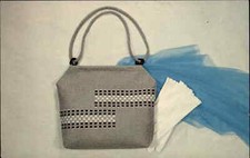 NATIONAL HANDCRAFT INSTITUTE Wonder Weave Handbag VINTAGE FASHION Purse PC