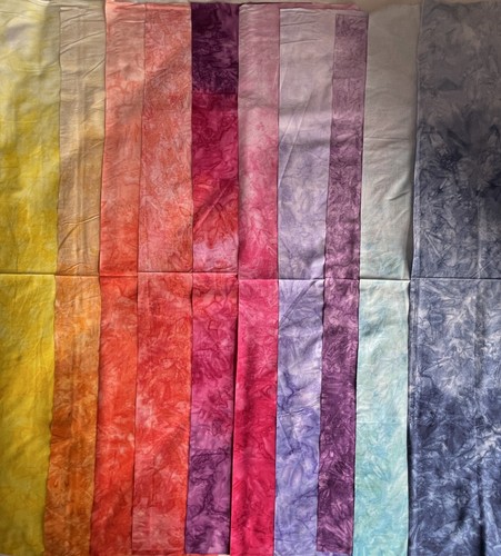 Batik ombre multi - ombre,, colours,