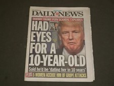 2016 OCTOBER 13 NEW YORK DAILY NEWS - AUSTON MATTHEWS SCORES 4 GOALS IN 1ST GAME