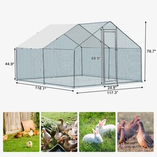 Large Metal Chicken Coop