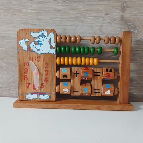 Vintage wooden abacus - vintage,