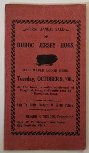 1906 sale booklet duroc - 1906, jersey