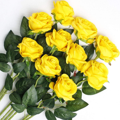 Pcs artificial roses silk - pcs,