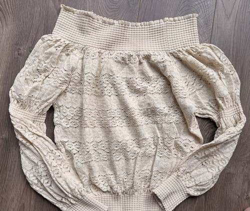 Zara cream off shoulder - zara,