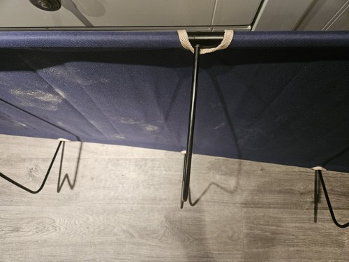 Camp bed blue - bed, once