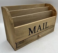 Wooden Mail Letter Box with