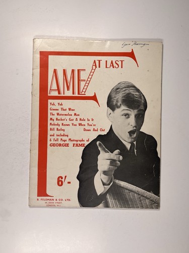 Georgie fame sheet music - music, at
