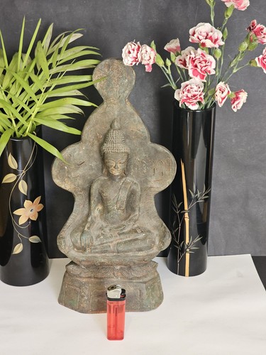 Ancient bronze burmese buddha - burmese,