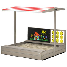 Outsunny Kids Wooden Sandpit