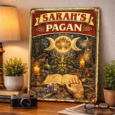Personalised Pagan Metal Wall