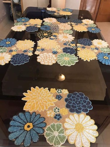 Spring floral multicolor - spring, beads