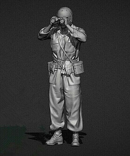 Unpainted us soldier - us,