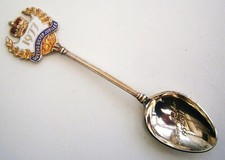SV999) Vintage Queen Elizabeth Silver Jubilee 1977 souvenir collectors spoon