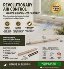Upvc trickle vents white - trickle,