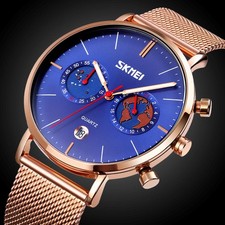 Luxury Mens Quartz Watch Date