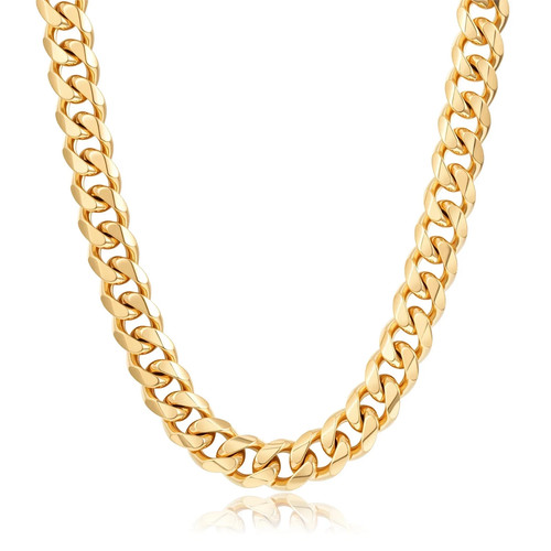 Men 9ct gold filled - men, cuban