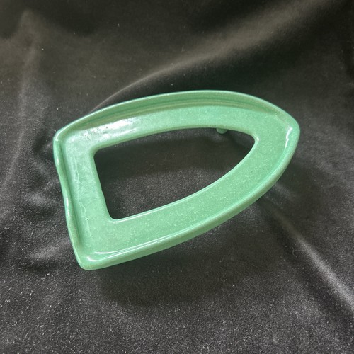 Antique cast iron enamel green - antique,