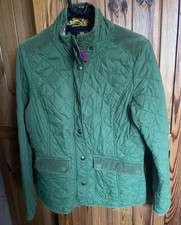 Joules MOREDALE  Green  Quilted Jacket Size 12. Good Condition