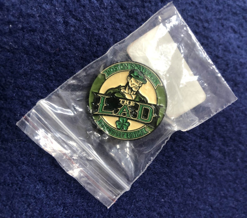 Boston scally cap pin - boston,