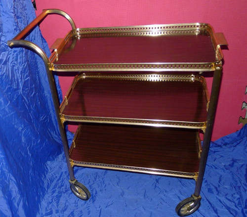 Vintage tier tea trolley - 3,