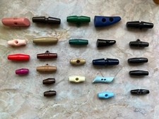 Toggle buttons sold per - per, 6