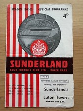 1962/63 Sunderland v Luton