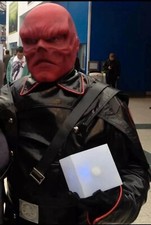 Handmade silicon Red skull mask from captain America cosplay (not actual movie)