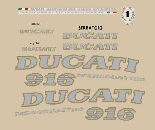 Ducati 916 desmoquattro 94 - ducati,