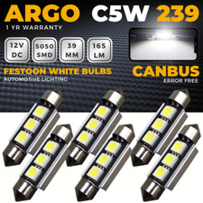 39mm 272 239 Car Led White Number Plate Festoon Smd Interior Canbus Light Bulbs 