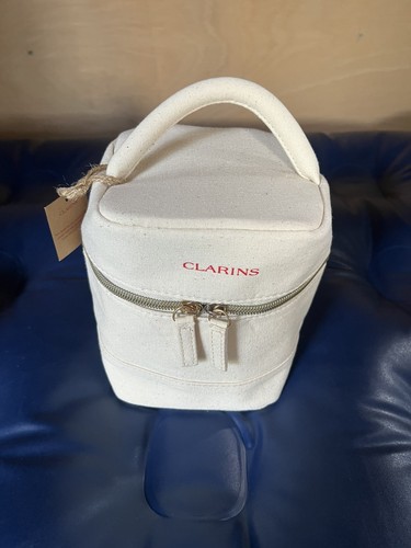 Clarins make toiletry - make, bag
