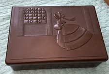 Two tone art deco Bakelite box