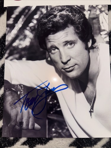 Authentic signed tom - signed, jones