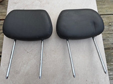 Mercedes Slk R170  1996-2004. Pair of Black Leather Headrests
