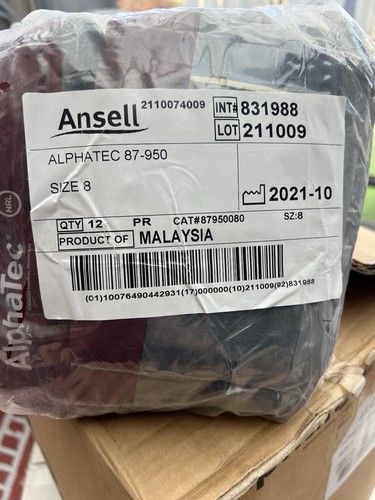 12pairs ansell gloves alphatec - gloves,