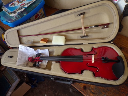 Red antoni violin in - antoni,