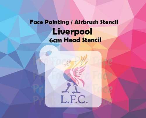 Liverpool stencil face - stencil,