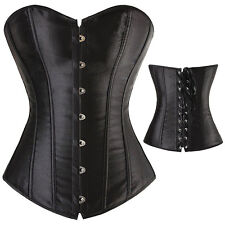 Ladies Corsets and Basques Lace Up lingeries Boned Burlesque Costume Bustiers UK