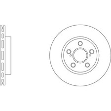 Apec Blue Brake Disc - Front