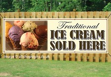 TRADITIONAL ICE CREAM BANNER