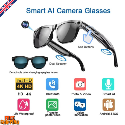 Glasses smart voice - 4k,