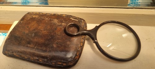 Antique bakelite magnifying - antique,