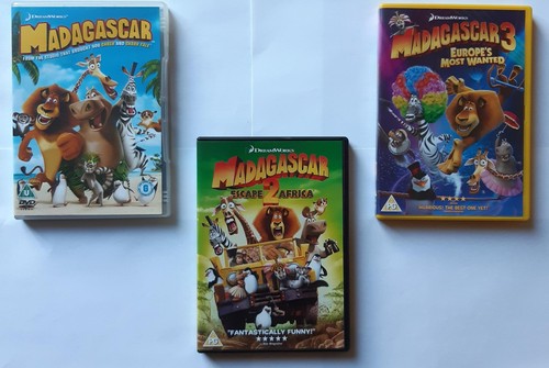 Madagascar trilogy dvds - 1,, 2