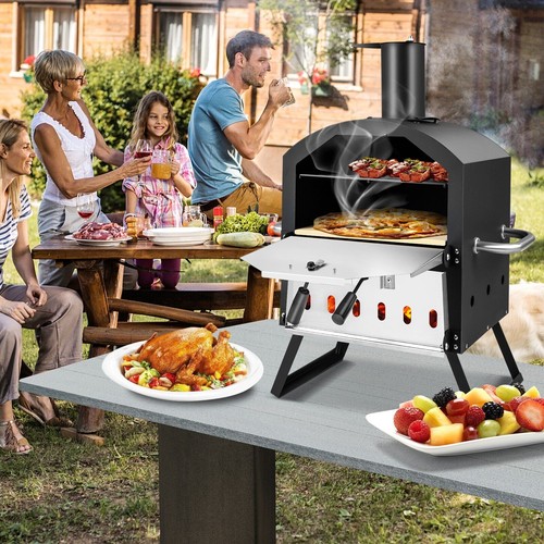 Layer pizza oven - 2-layer, outdoor