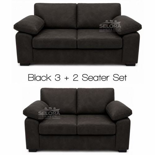 Amalfi suede leather - sofa, set