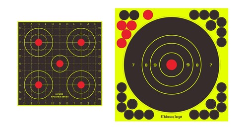 Splatter shooting targets - targets,, 6"