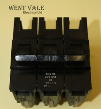 Federal Electric - NA3P15 - 15a Type 4 Triple Pole MCB Used