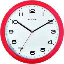 Acctim Wycombe Kitchen Bathroom Bedroom Office Round Analogue Wall Clock Quartz