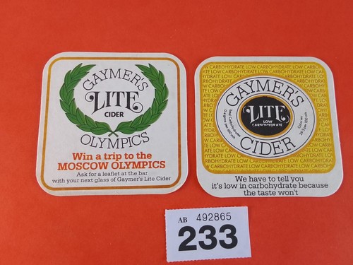 Beer mats gaymer s lite - mats,