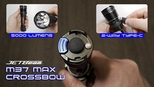 JETBeam M37 MAX - 5000 lumens tactical flashlight