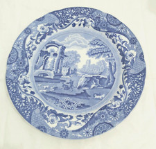 EARLY VINTAGE BLUE & WHITE COPELAND SPODE ITALIAN 10 1/2 INCH DINNER PLATE   VGC